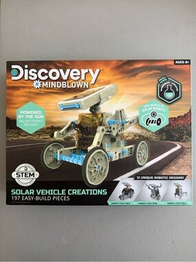 NEW - Discovery #Mindblown Solar Robot Creation STEM Science Kit | 197 pc | STEM